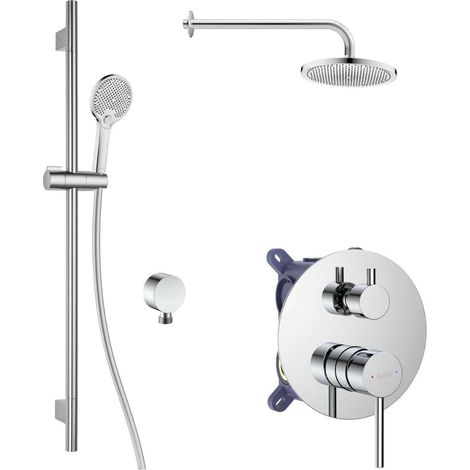 kielle Oudee I - Rubinetto da incasso per 2 elettrodomestici, con accessori e corpo EcoSpare, cromo 20633SP20 (1/5)