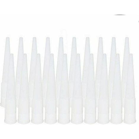 20 pièces embouts de cartouche embouts en Silicone embouts de remplacement en Silicone embouts de cartouche de cartouche (1/5)