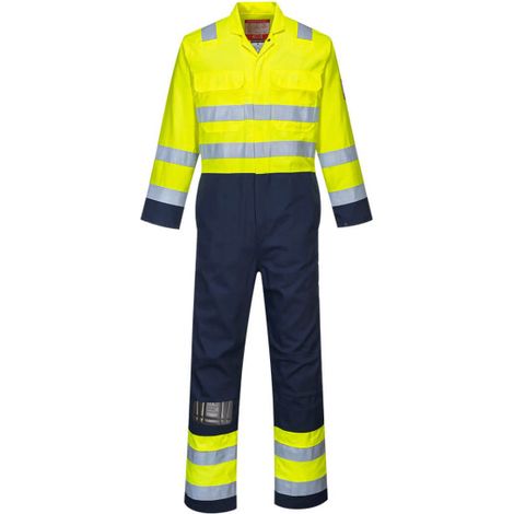 Mono Bizflame Work Hi-Vis Antiestático - Amarillo Marino - Talla XL