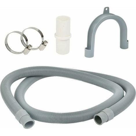 Rallonge Tuyau Evacuation - 1 piece - Diametre interieur 20mm - Pour lave linge lave vaisselle (1/4)