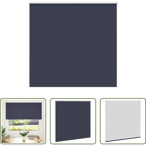 vidaXL Lichtschutz - Verdunkelungsrollo Marineblau 165x175 cm Stoffbreite 161,6 cm (1/5)