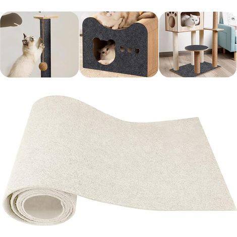 Cat Scratching Post 40x200 cm, Wall Adhesive, Non-Woven Fabric, Furniture and Sofa Protection (1/5)