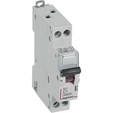 Interruttore DX3 C1A 1P+N - 1 A 230 V/AC - Neutro a destra - LEG407734