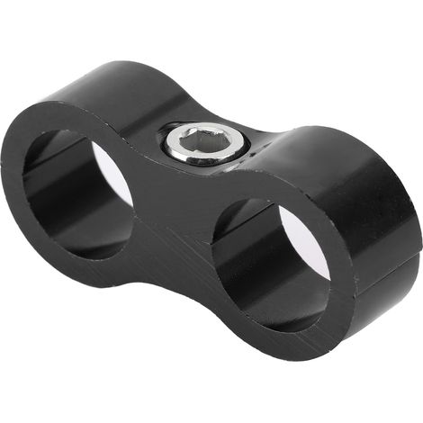8AN Aluminium-Schlauchtrenner, Zubehör-Adapter für Kraftstoff-/Öl-/Brems-/Benzinleitungen, schwarz (1/5)