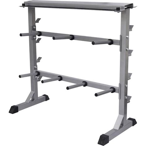 Soporte para pesas y mancuernas vidaXL
