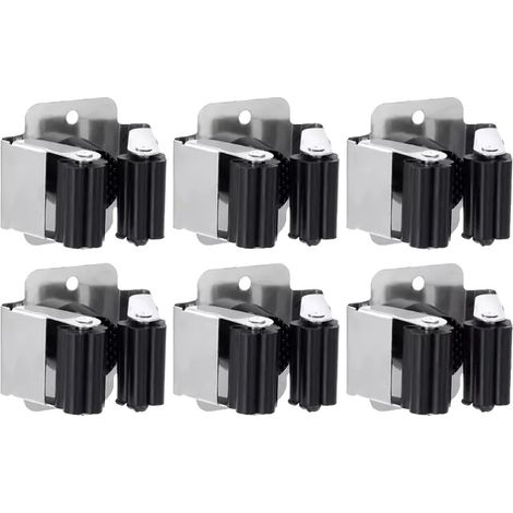Étagère de rangement pour outils, murale, résistante à la rouille, Noir A, 4PCS-b (1/2)
