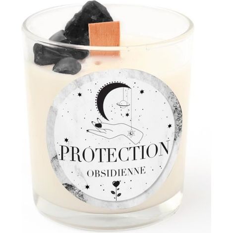 Kit DIY bougie - Graine Creative - Obsidienne - Senteur Palo Santo - 15 x 11 x 11 cm (1/4)