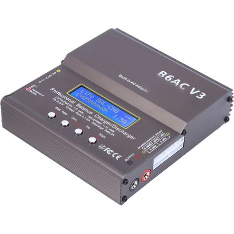 Chargeur d'équilibrage intelligent 80 W pour batteries NiMH et NiCd, modèle B6ACV3, AC100-240 V (prise UE) (1/5)