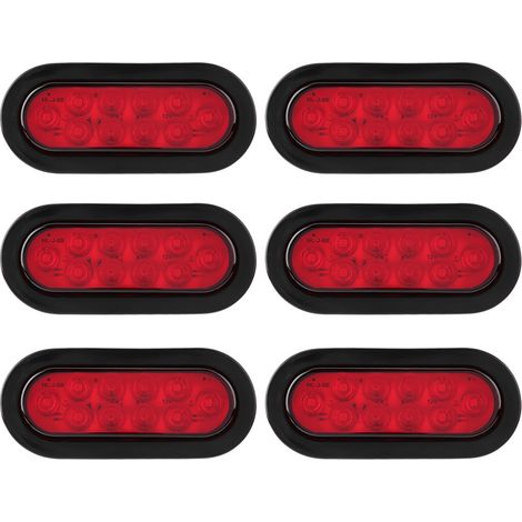 6 Stück 12V 10LEDS Anhängerleuchten Brems-/Blinker-/Rückleuchten für Anhänger, LKW und Transporter (1/5)