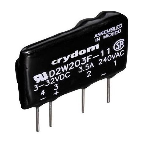 Crydom Relè a semiconduttore D2W202F 2 A Tens.comm.max: 280 V/AC Commutazione zero crossing 1 pz. (1/3)