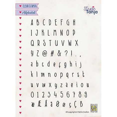 Francobolli Lettere Maiuscole e Minuscole Numeri