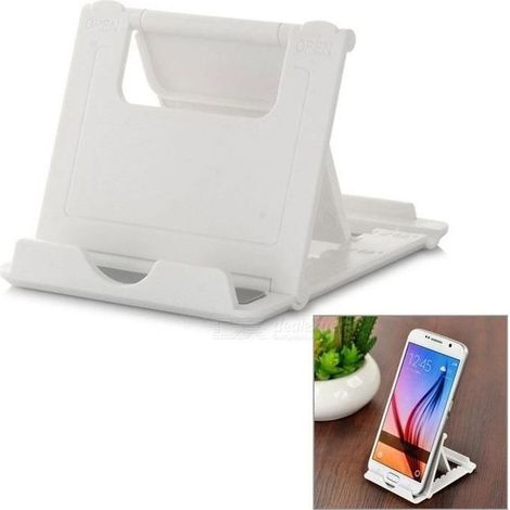 Bracket Tablets - Universal - Foldable - Adjustable - White - 5 Positions (1/3)