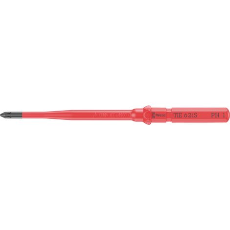 Wera Kraftform Kompakt VDE 62 iS PH 1 x 157 mm TIE Elektriker Kreuz Wechselklinge 2.5 mm PH 1