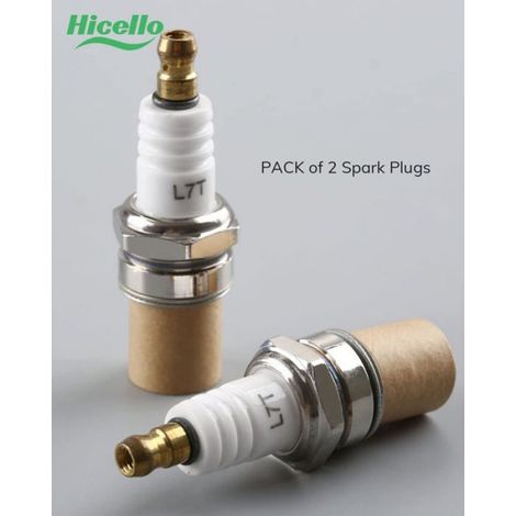 Bougie D Allumage - Moteur 2 Temps 25cc 52cc 62cc - Pour Tronçonneuse Débroussailleuse Taille Haie Souffleur - 2 Pièces (1/5)