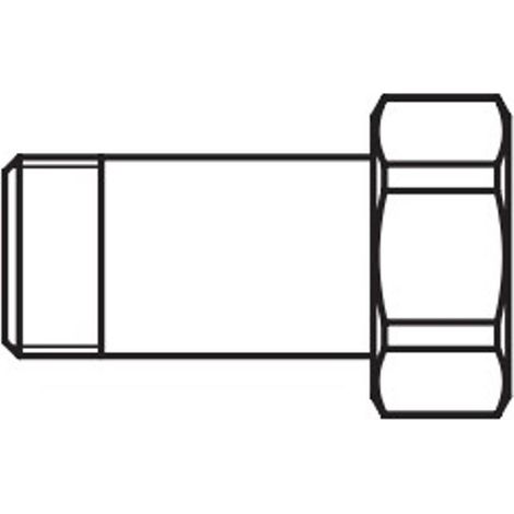 Danfoss Nipplo filettato lungo DN15 Lunghezza 95 mm, R 1/2'' - ÜWM G 3/4'', 003Z3161