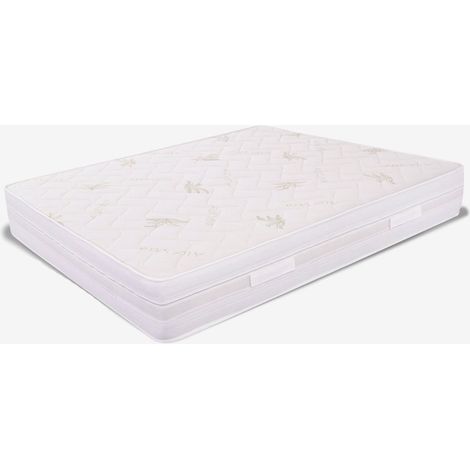 Guscio per Materasso sfoderabile 120x190 - tessuto AloeVera, fascia 3-Space - Alto 25 cm