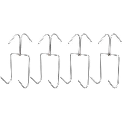 crochets double rangée en acier inoxydable pour suspendre la