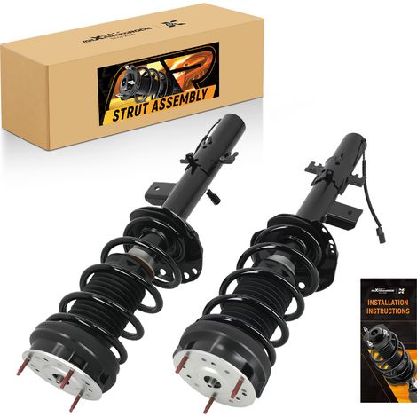 Rear L+R Shock Absorber Struts for Range Rover Evoque 2011-2018 w/Magnetic