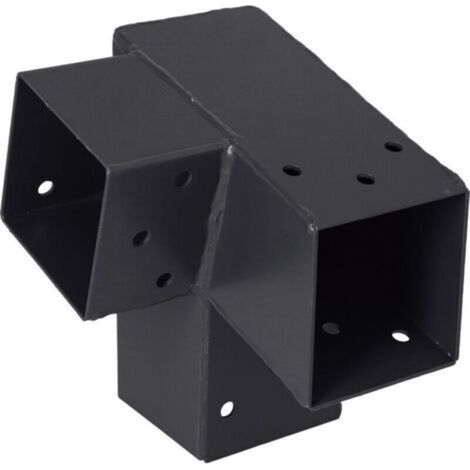 Élément de connexion professionnel pour construction, angle droit 75°, profil carré 71 × 71 mm, compatible avec systèmes modulaires industriels (1/5)