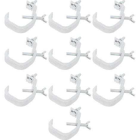 Pince de Support pour Projecteur en Aluminium, Lot de 10 Pinces Robustes pour Éclairage Scénique et Événements