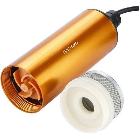 Pompe à eau électrique or 24V-Pompe de transfert électrique en acier inoxydable de liquides (puissance de la pompe :12L-min) (1/4)