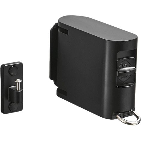 Tendedero retráctil tipo A, 4,2 metros, con enrollado automático, mango antideslizante, material TPU, color negro. (1/4)
