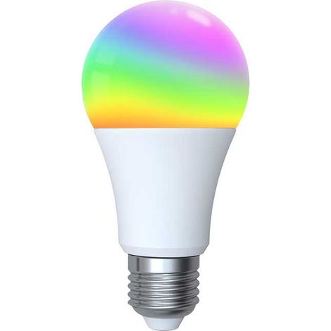 Lampada Led E27, ZigBee 3.0, RGB+CW, TUYA, Smart Life, AC 90-250V, 50/60HZ, 9W, 60X117mm, IP20, SHZ62709
