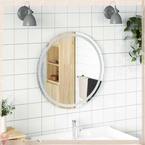 353280 Miroir de salle de bain à LED 70 cm rond (1/5)