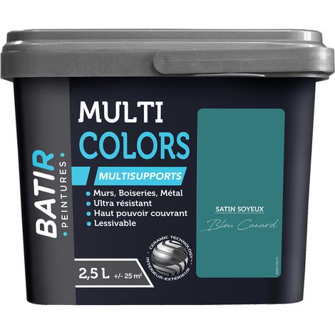 Batir Mehrfarbenfarben Satin-Glänzend für Mehrzweckflächen 2,5 l - Batir