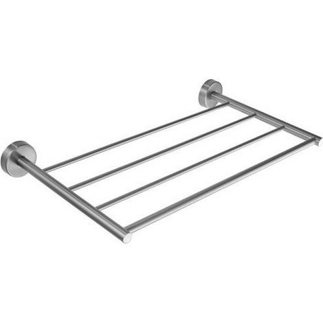 Portsalviette a 4 barre 50 cm in acciaio inox satinato  MIRA-S kamalu