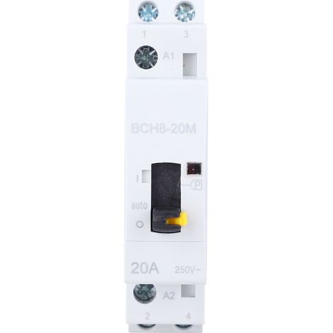 2P20A Household AC Contactor with Manual Control Function for Building Electrical 230V(2NC) (1/5)