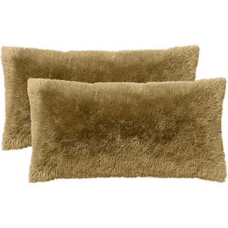 vidaXL Funda de almohada 2 pcs HEERLEN Verde claro 40 x 70 cm (1/2)