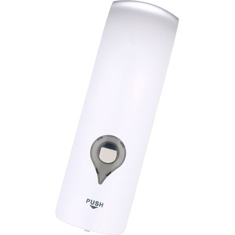 CHUANGDIAN 300 ml Wand-Seifenspender mit einem Kopf, manuell, für Duschgel, Flüssigshampoo und mehr – Weiß