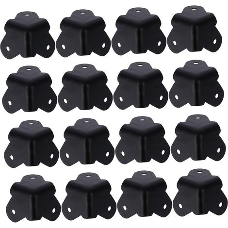 16 Protections d'angle métalliques arrondies pour enceintes (1/5)