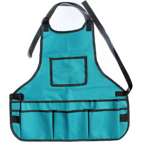 Tablier De Jardinage - Poches Multiples - Ceinture Réglable - Convient Aux Travaux De Jardin Et Menuiserie - 1 Pièce (1/5)