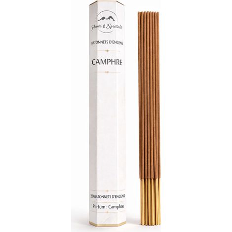Boîte de 20 bâtonnets dencens parfum camphre
