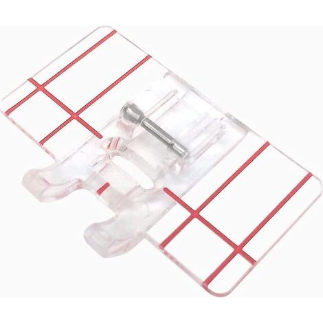 1 x Presser Foot With Transparent Base For Lidl, Singer, Brother, Elna Juki, Silvercrest And Other Domestic Sewing Machines. (1/4)