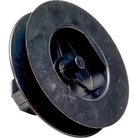 Axe della puleggia in plastica PR21 nero per puleggia di 18 mm