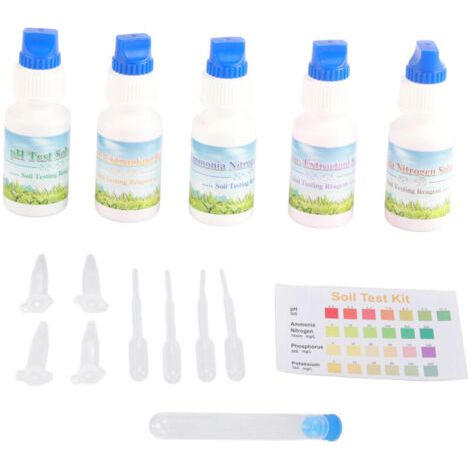Kit di misurazione per agricoltura e giardinaggio Bodentest-Lösung PH-nitrogeno-fosforo-potassio, monitoraggio del suolo per piante (1/4)