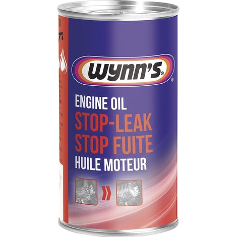 Additif stop fuite huile moteur 325 ml – Régénère joints en caoutchouc et néoprène – Compatible moteurs 4 temps essence et diesel – Wynns (1/5)