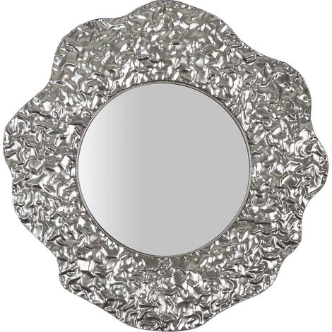 Silberner Metallspiegel 71X4X74 Cm (1/5)
