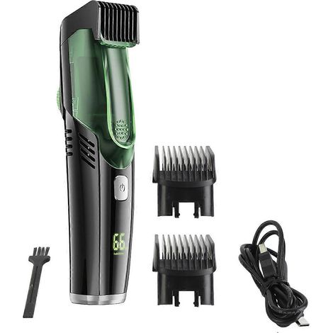 Tondeuse à cheveux sans fil pour hommes, rechargeable, avec écran LED, kit de coiffure professionnel