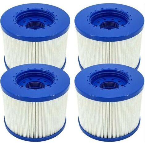Filtre Spa Infinite a Visser, Cartouche Filtre Vis pour Spa Gonflable Pas De Vis 60mm, Cartouche Filtre pour Spa, Compatible pour Cosy Spa, Clever Spa et de Plus 4 pices