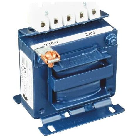 Trasformatore monofase TMM 250VA 230/24V IP00, isolamento o sicurezza, con telaio a due camere