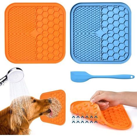 Pinsel - Bürstenhandschuh - Aiqinu Kardierpinsel - Schleckmatte Hund (1/4)