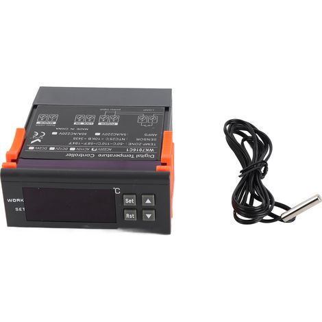 5A Digitaler Temperaturregler mit intelligentem Thermostat für Kühlschränke: Temperaturkalibrierung, Datensperre, Timeout (1/5)