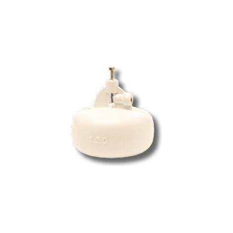 Boya corredera de plástico - INYECTOMETAL Medidas: 1/2"-3/4" Ø120 mm