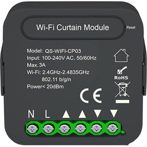 Module de commutation de rideau intelligent WiFi Module de modification de rideau de maison Module de modification de périphérique téléphone portable Fonction de partage (1/5)