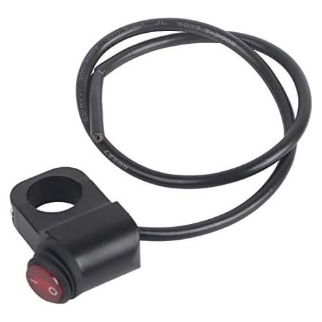 12V Moto ATV Interrupteur de Phare de Guidon étanche, Interrupteur de Phare de Guidon de Moto, Interrupteur Marche/Arrêt de la Lumière de Tache de Brouillard LED (1/5)
