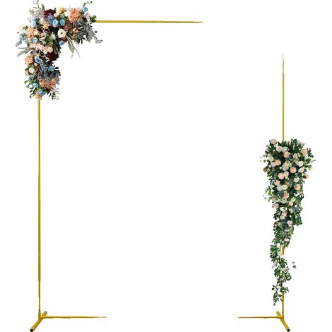 Arco nuziale, design elegante in metallo, struttura robusta, 1,52 m, M (1/2)